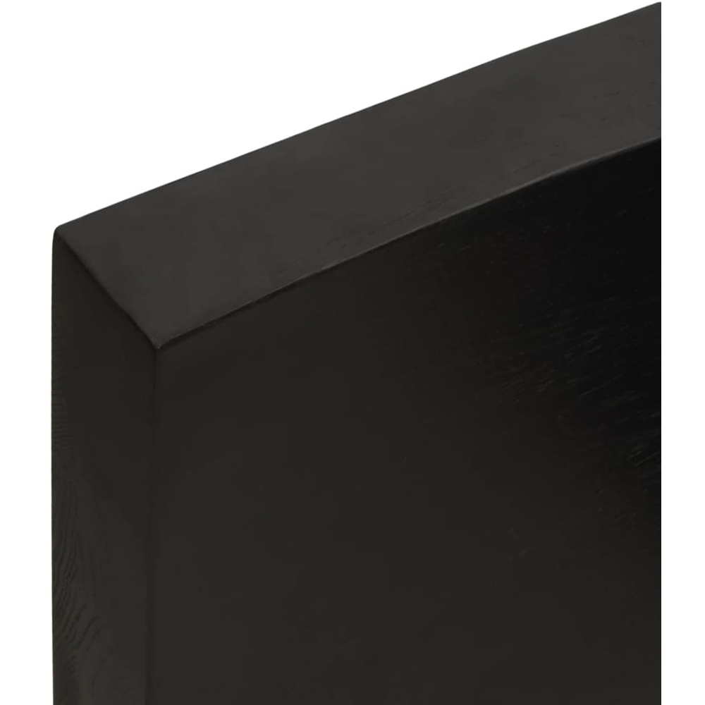 vidaXL 100cm Dark Brown Floating Wall Shelf Image 5