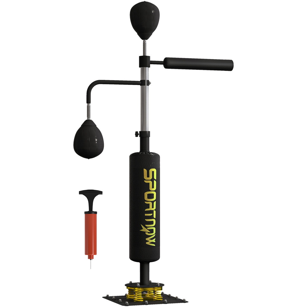 SPORTNOW Black Freestanding Boxing Punching Bag Stand Image 1