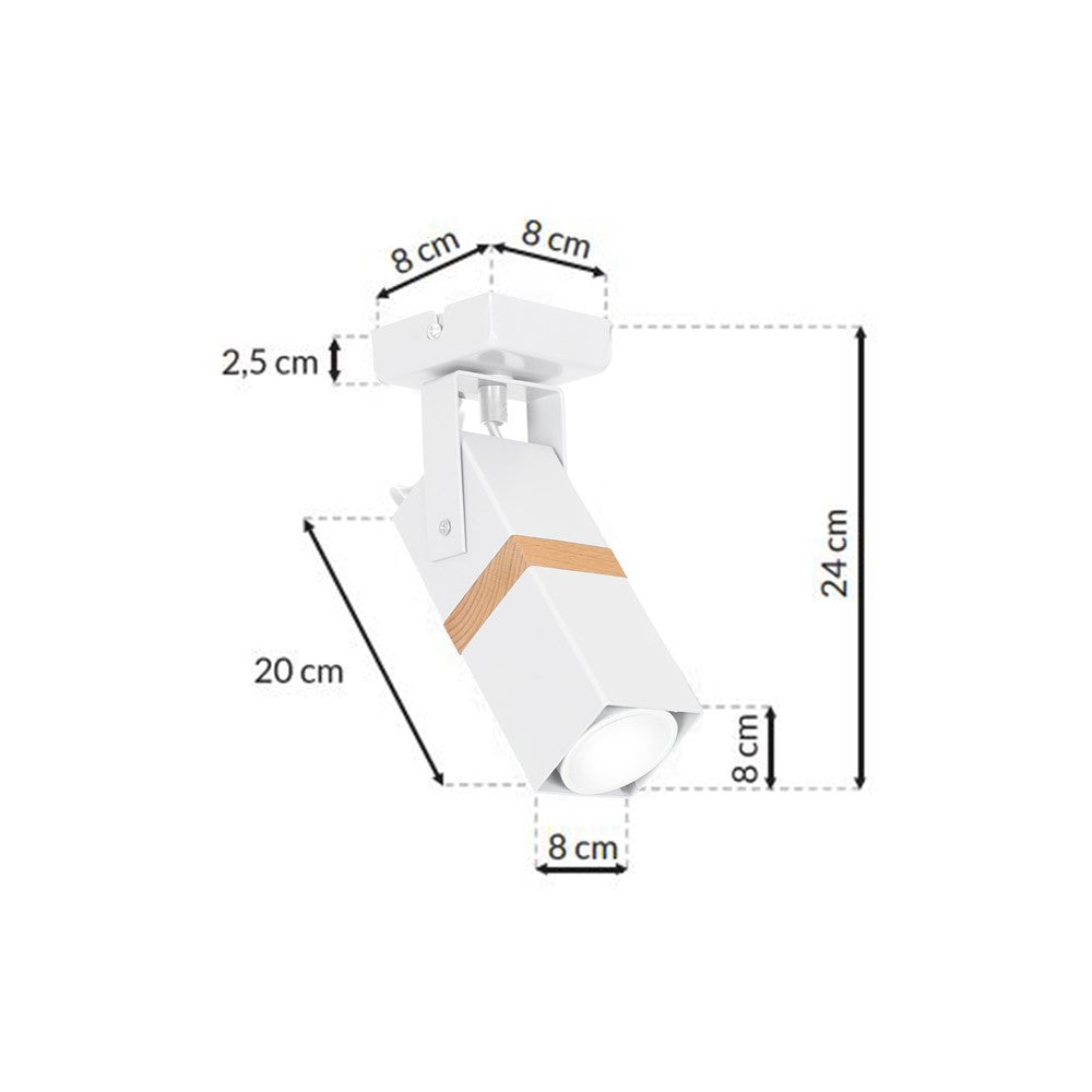 Milagro Vidar White Pendant Lamp 230V Image 6