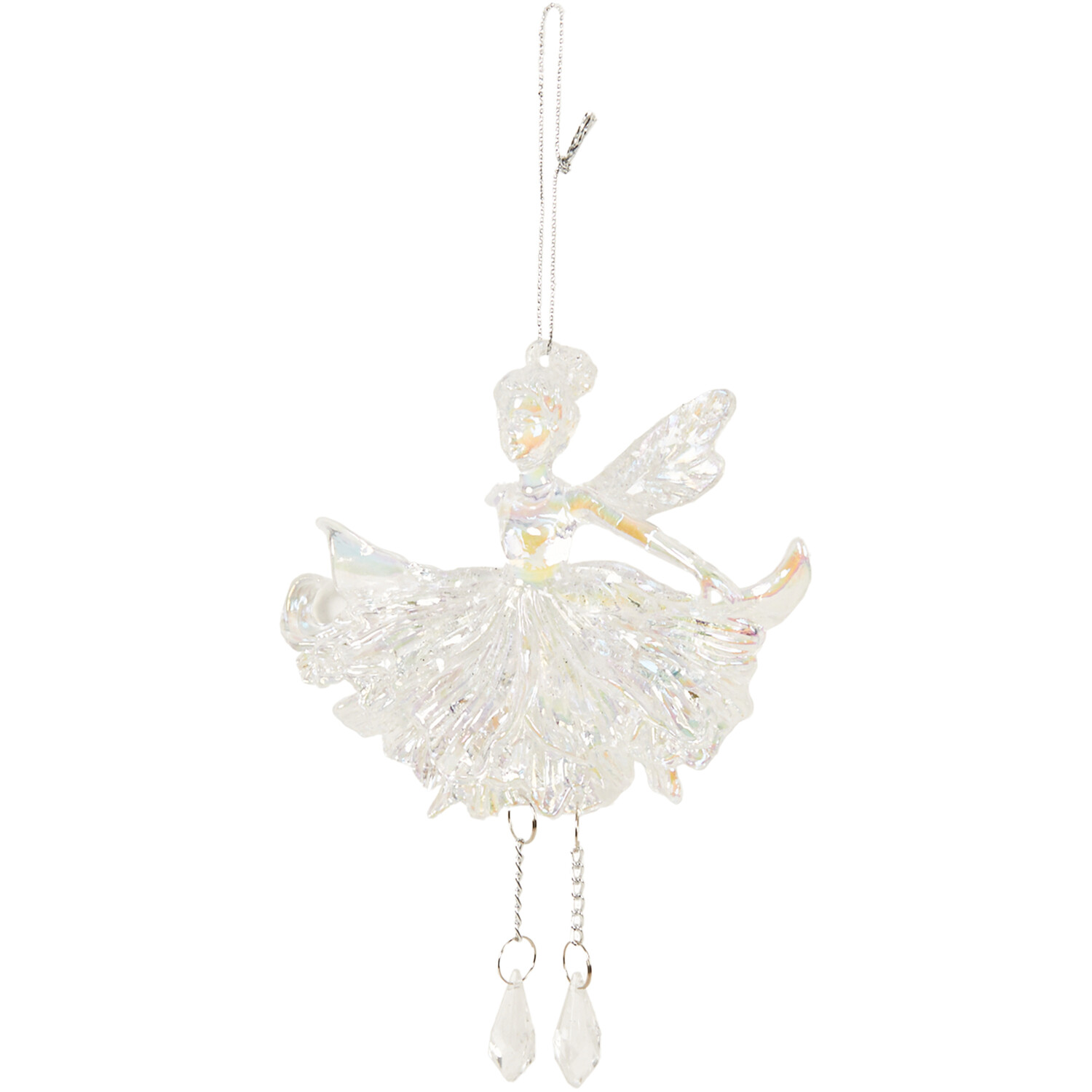 Frosted White Glitter Fairy - White Image 1