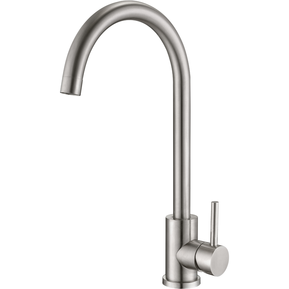 Reginox Taravo BN Brushed Nickel Single Lever Kitchen Tap Image 1