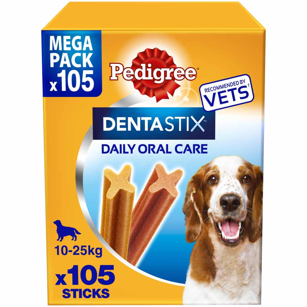 Pedigree Dentastix Medium Dog Chews 105pk Image 1