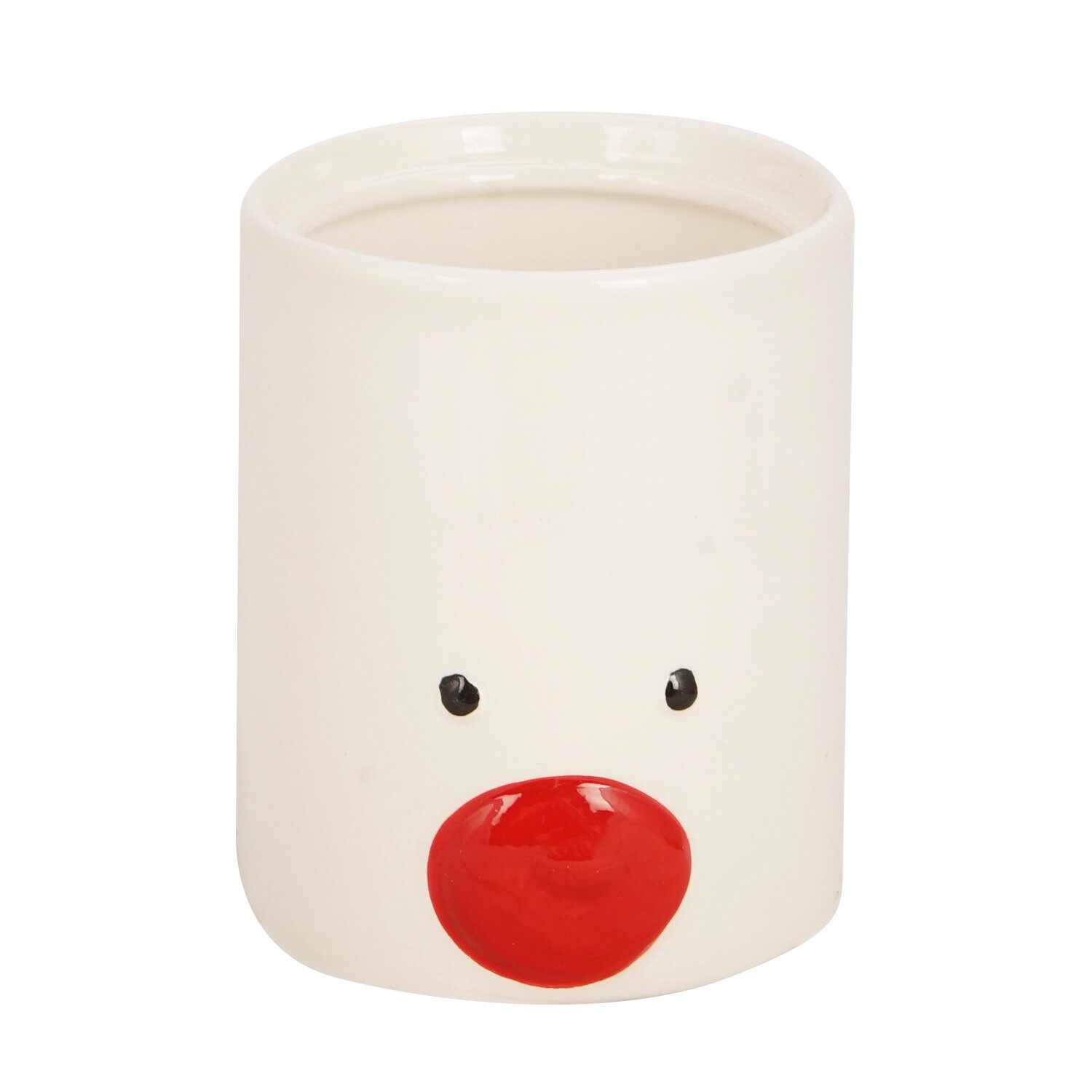 Reindeer Ceramic Candle - White Image 3
