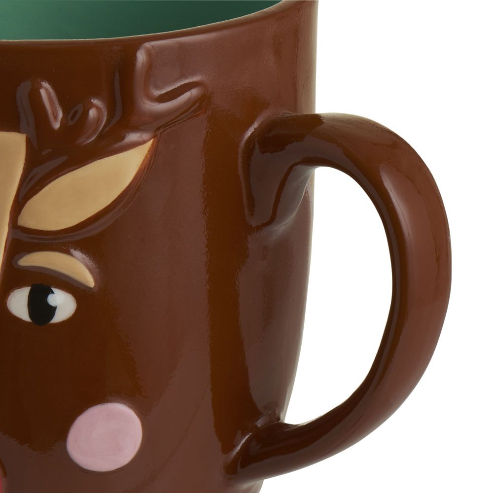 Wilko 3D Reindeer Mug Image 3