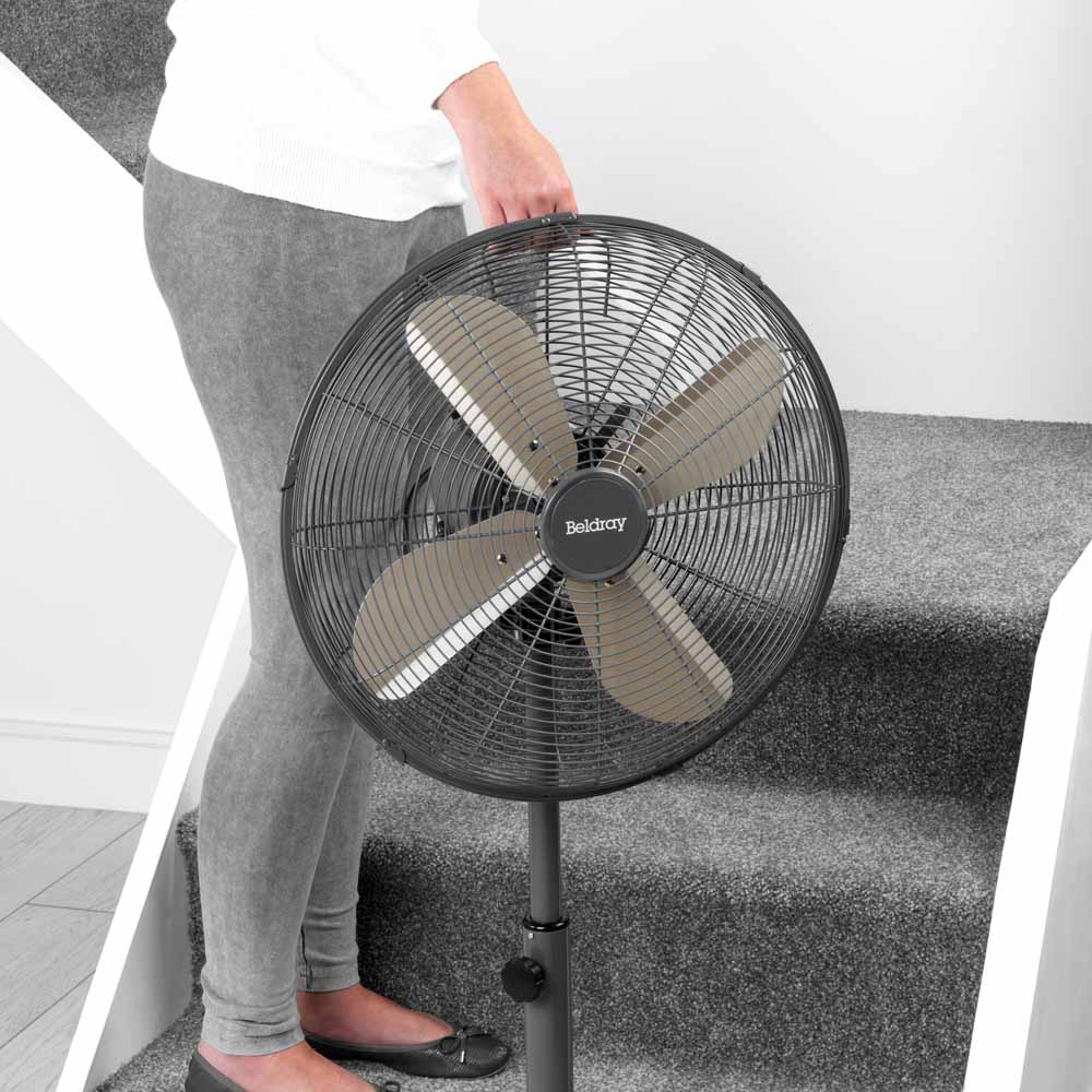 Beldray 16inch Platinum Pedestal Fan Wilko