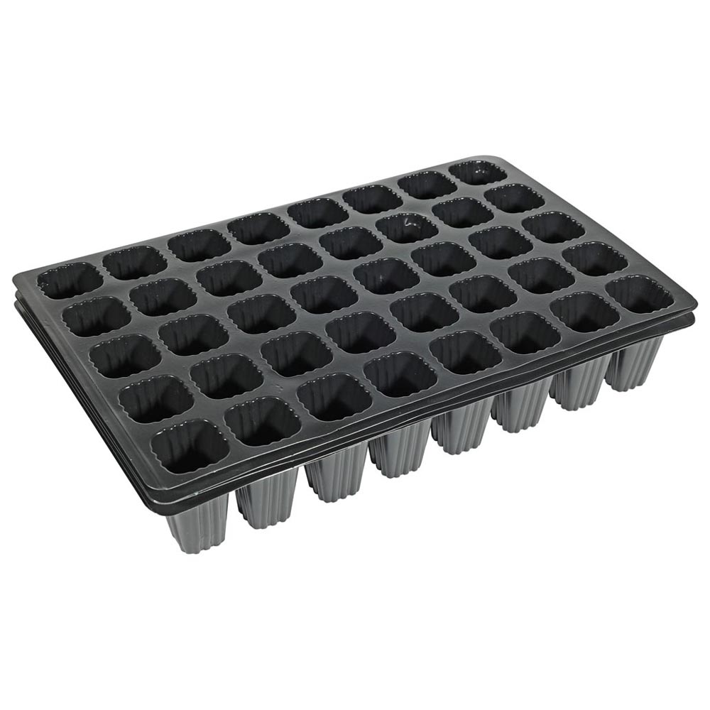 Wilko Black Seed Tray 40 Inserts 5 Pack Image 2