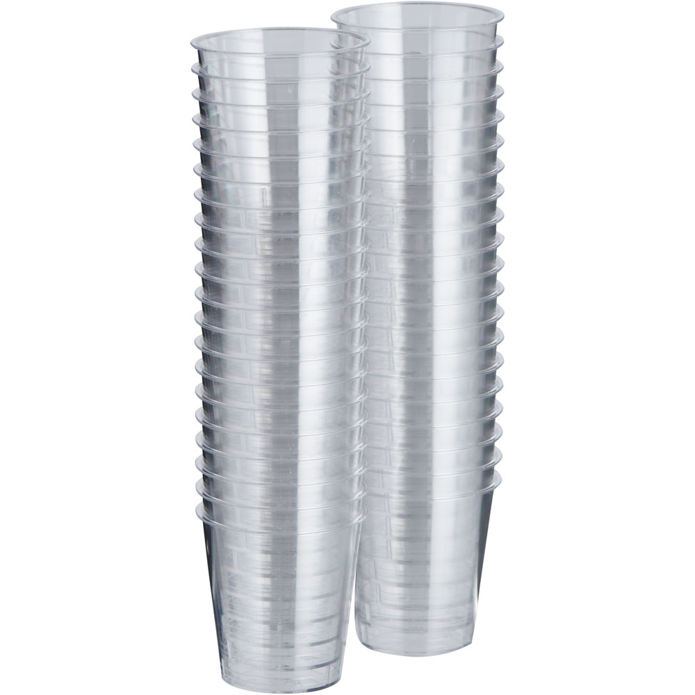 Wilko Reusable Shot Glasses 40 Pack Image 2