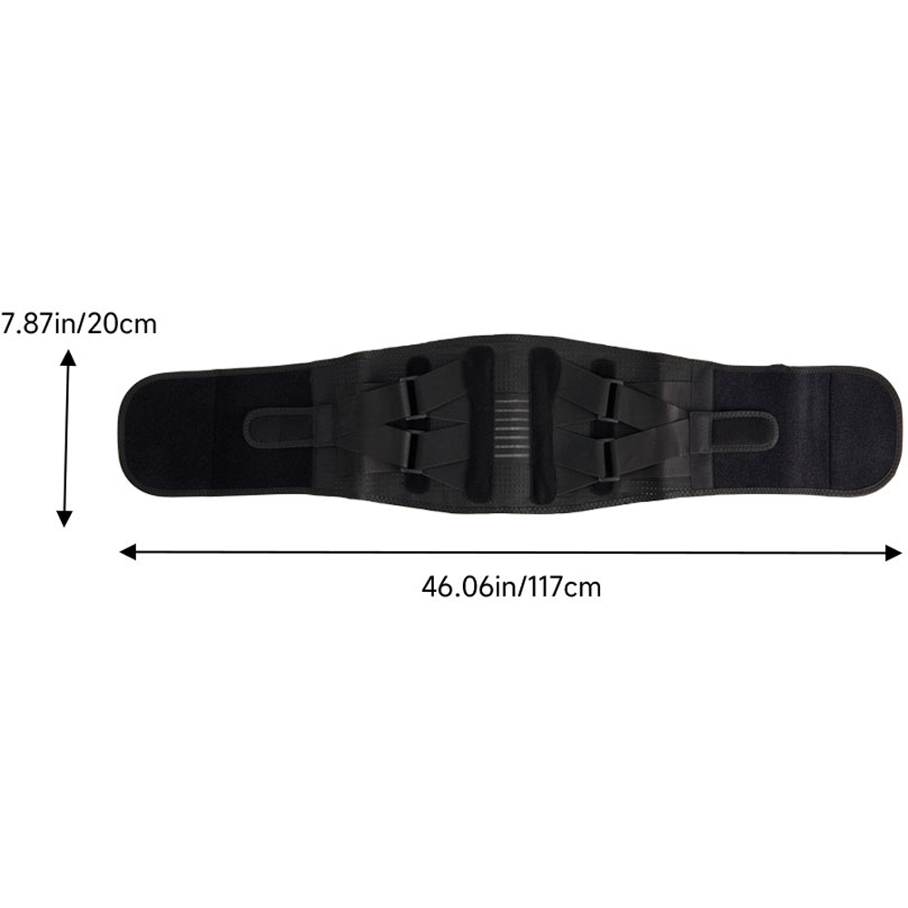H&O Direct Black Back Support Belt XL Image 5