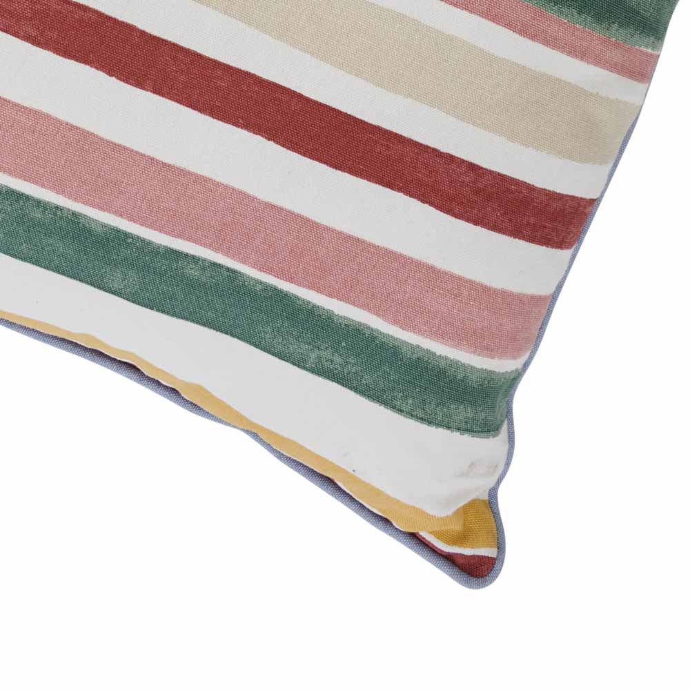 Wilko Homespun Stripe Scatter Cushion 43 x 43cm Image 2