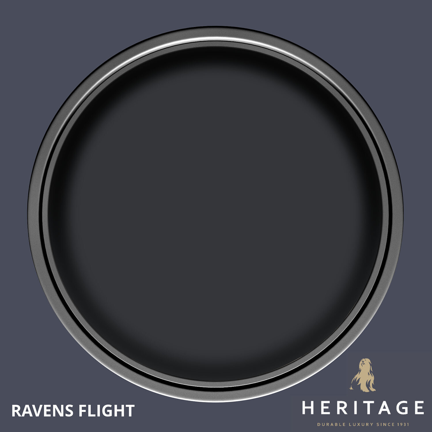 Dulux Heritage Walls and Ceilings Ravens Flight Velvet Matt Emulsion Paint 2.5L Image 3