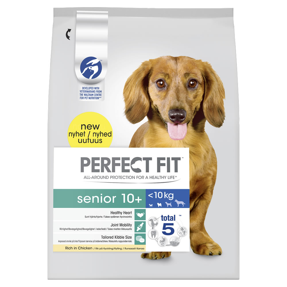 Perfect Fit Senior 10+ Chicken Flavour Complete   Dry Dog Food 2.6kg Image 1