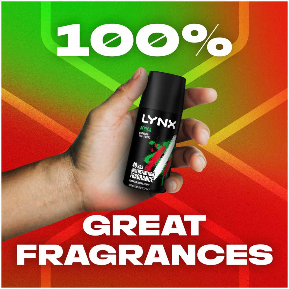Lynx Africa Deodorant Body Spray 35ml Image 8
