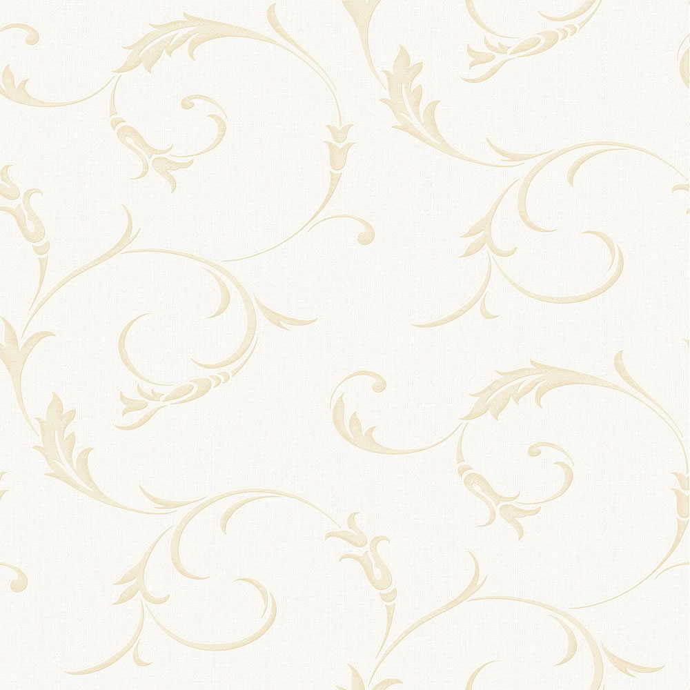 Superfresco Athena White Gold Wallpaper Image 1