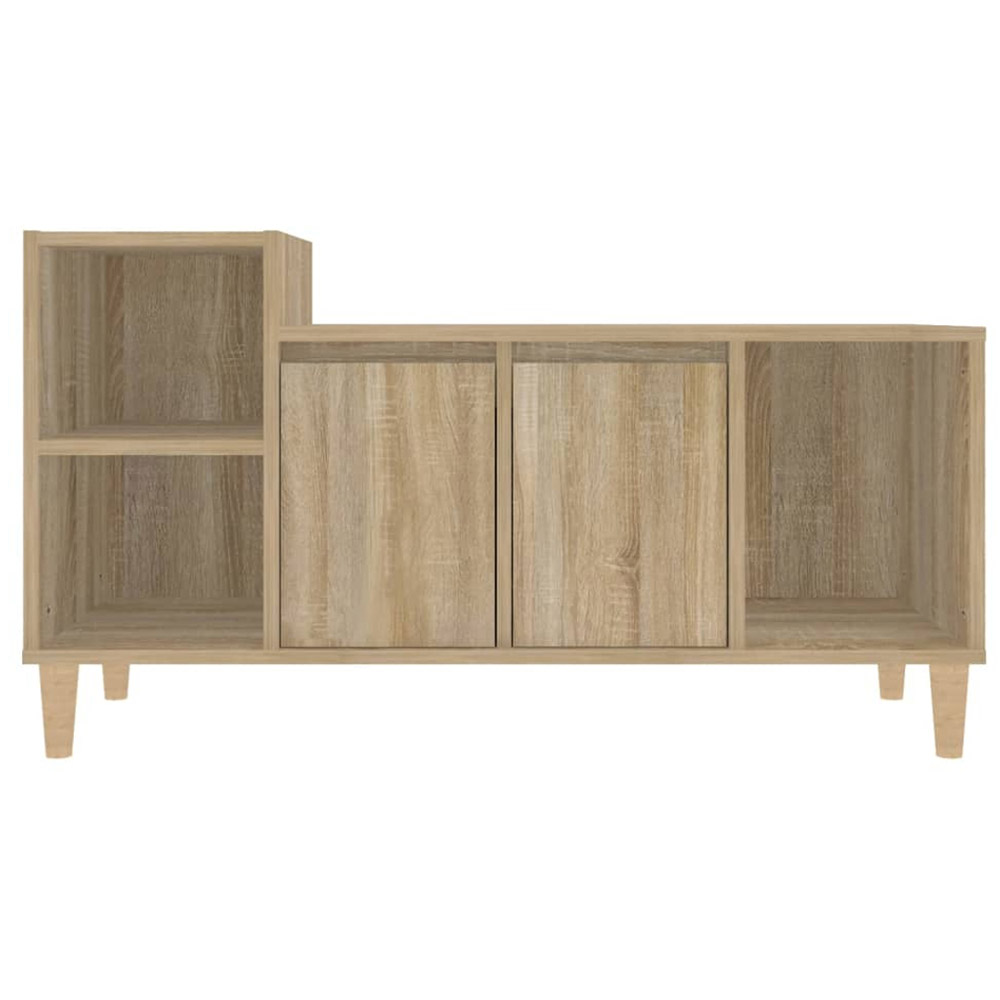 vidaXL 2 Door 3 Shelf Sonoma Oak TV Cabinet Image 5