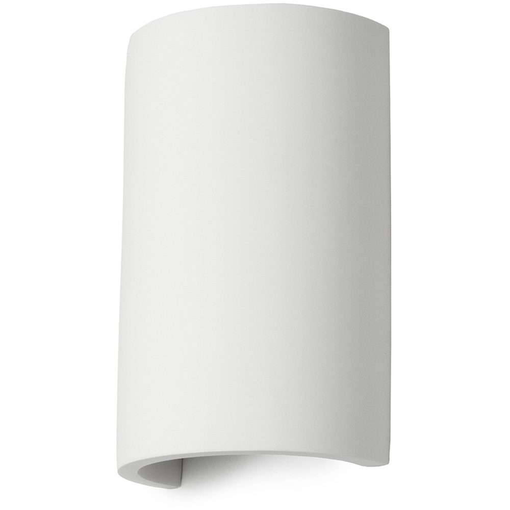 Inlight Pudina Paintable Plaster Up and Down Wall Light Image 1