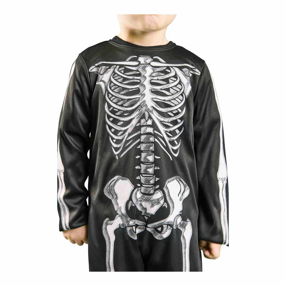 Wilko Halloween Scary Skeleton Costume 2-3 Years Image 3