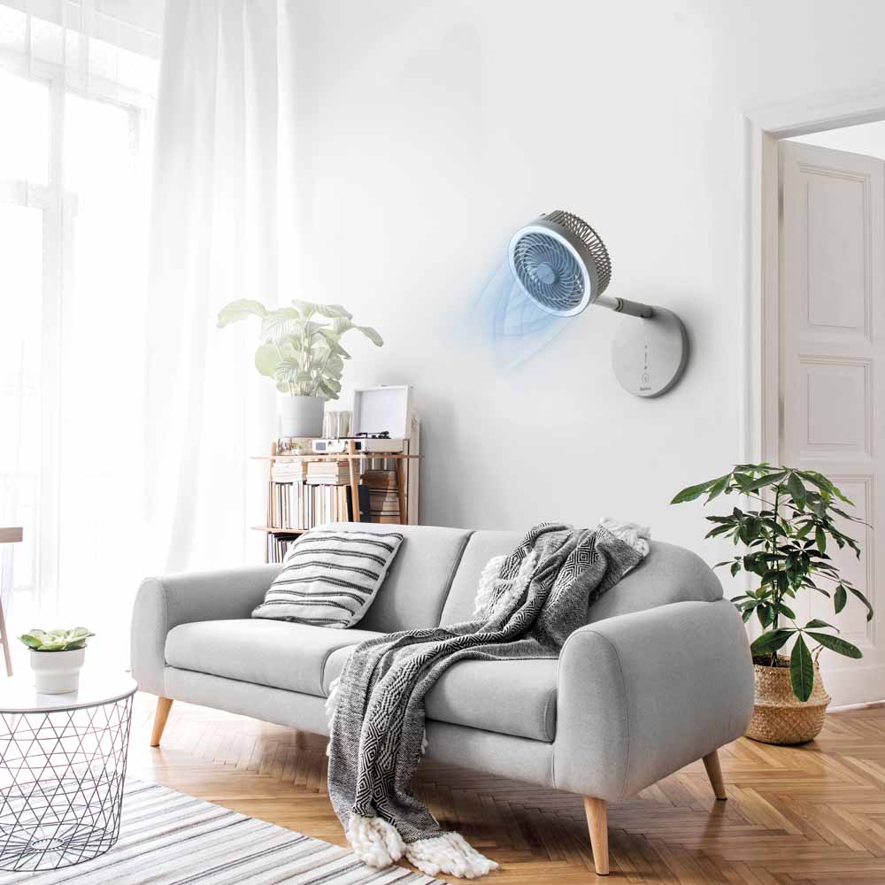 Beldray Cordless LED Foldable Fan Grey Image 7