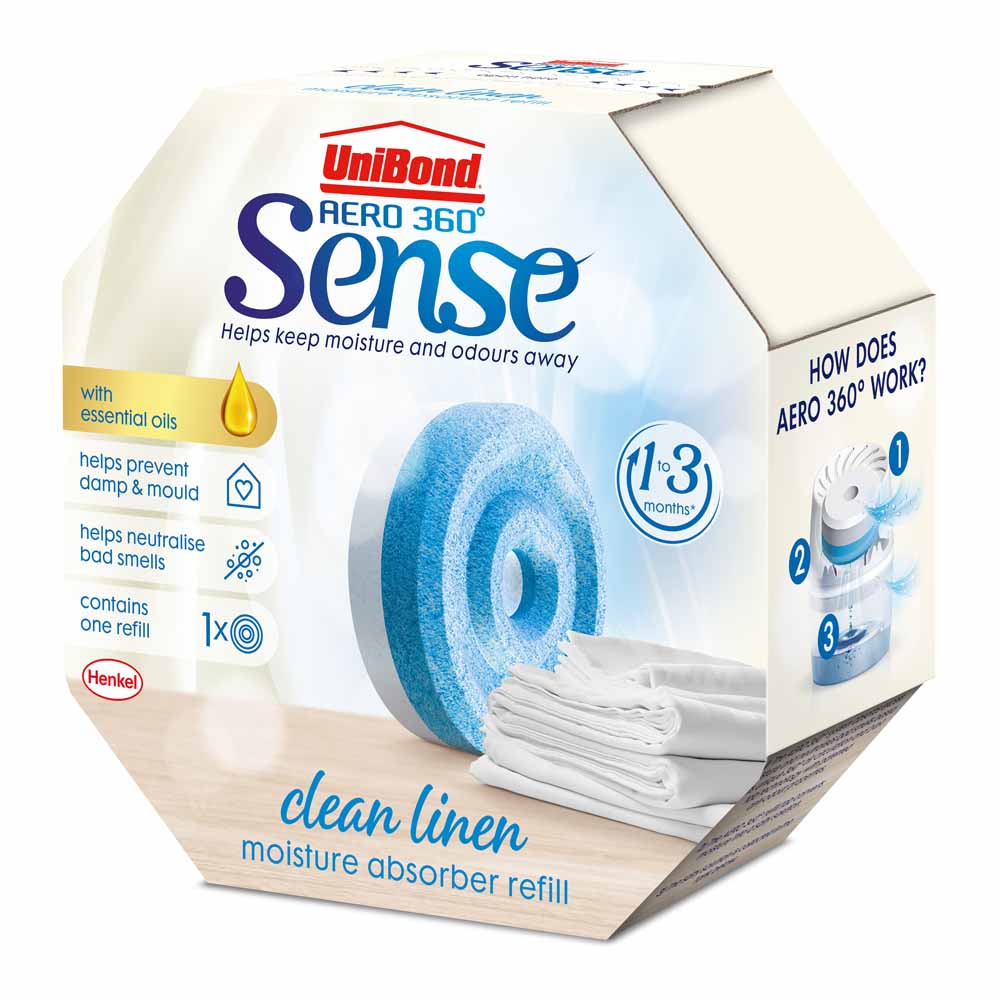 AERO 360 Sense Clean Linen Moisture Absorber Refills Image 1