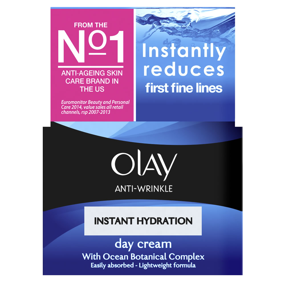 OLAY Anti Wrinkle Instant Hydration Day Cream 50ml Image 1