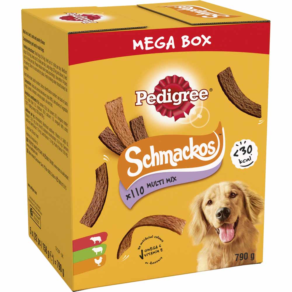 Pedigree Schmacko 110 pack Meat Variety Dog Treats Image 2