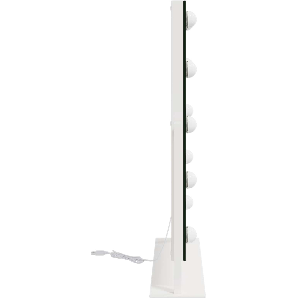 vidaXL LED White Vanity Mirror 44 x 10 x 53cm Image 5