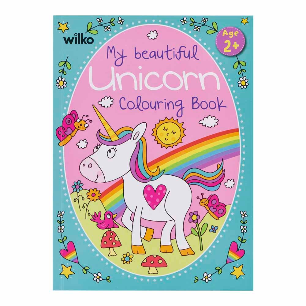Single Wilko Colouring Book Fantasy Designs in Assorted styles Image 2