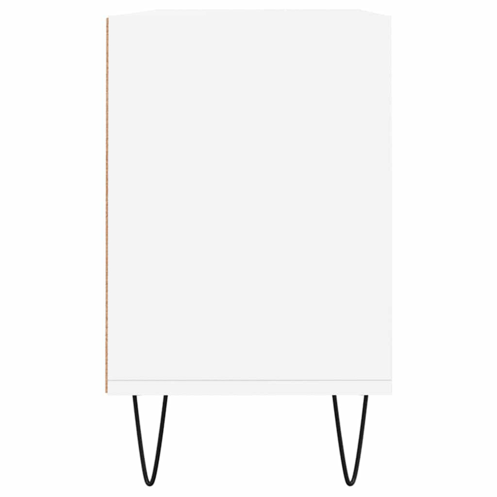 vidaXL 6 Shelf White TV Cabinet Image 5