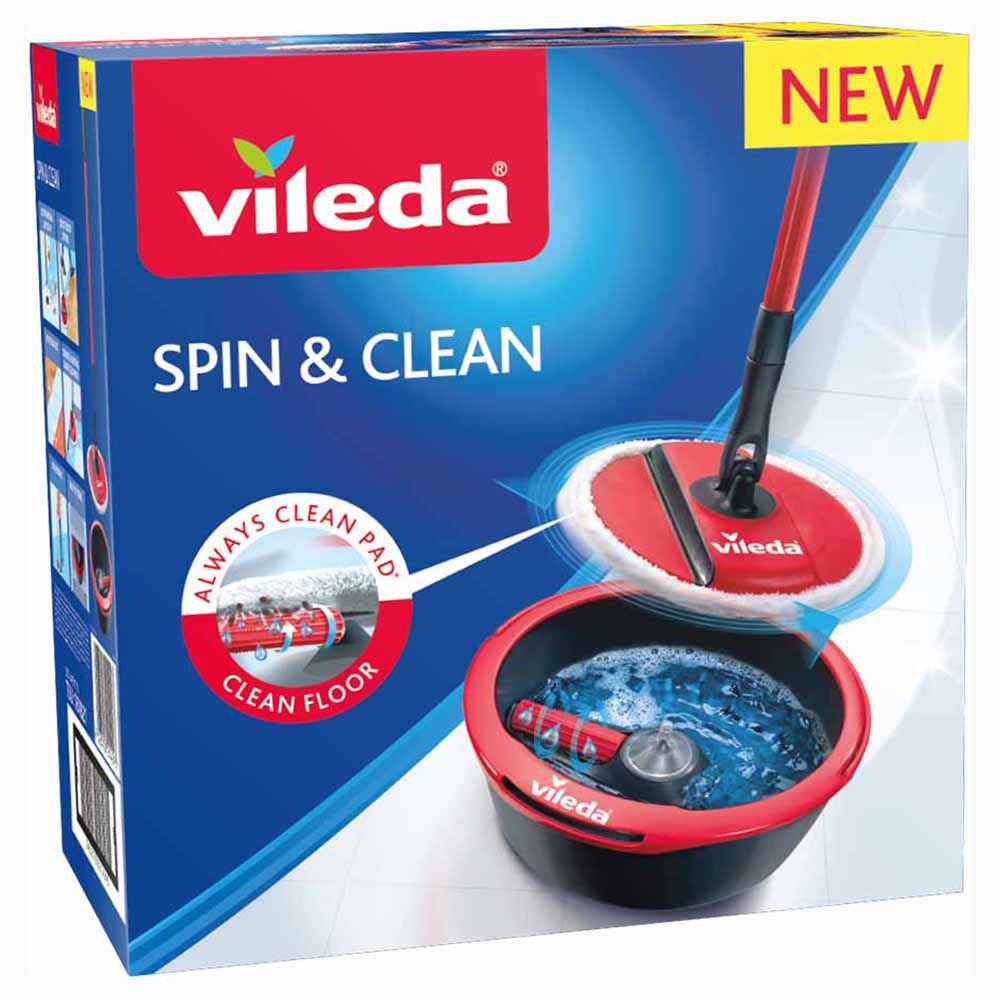 Vileda Spin and Clean Mop Image 1