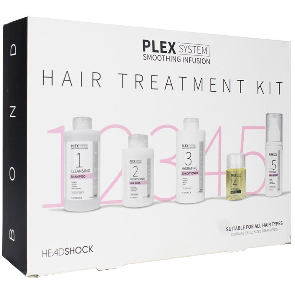 Headshock Plex System Smoothing Infusion Hair Treatment Kit - White Image 1