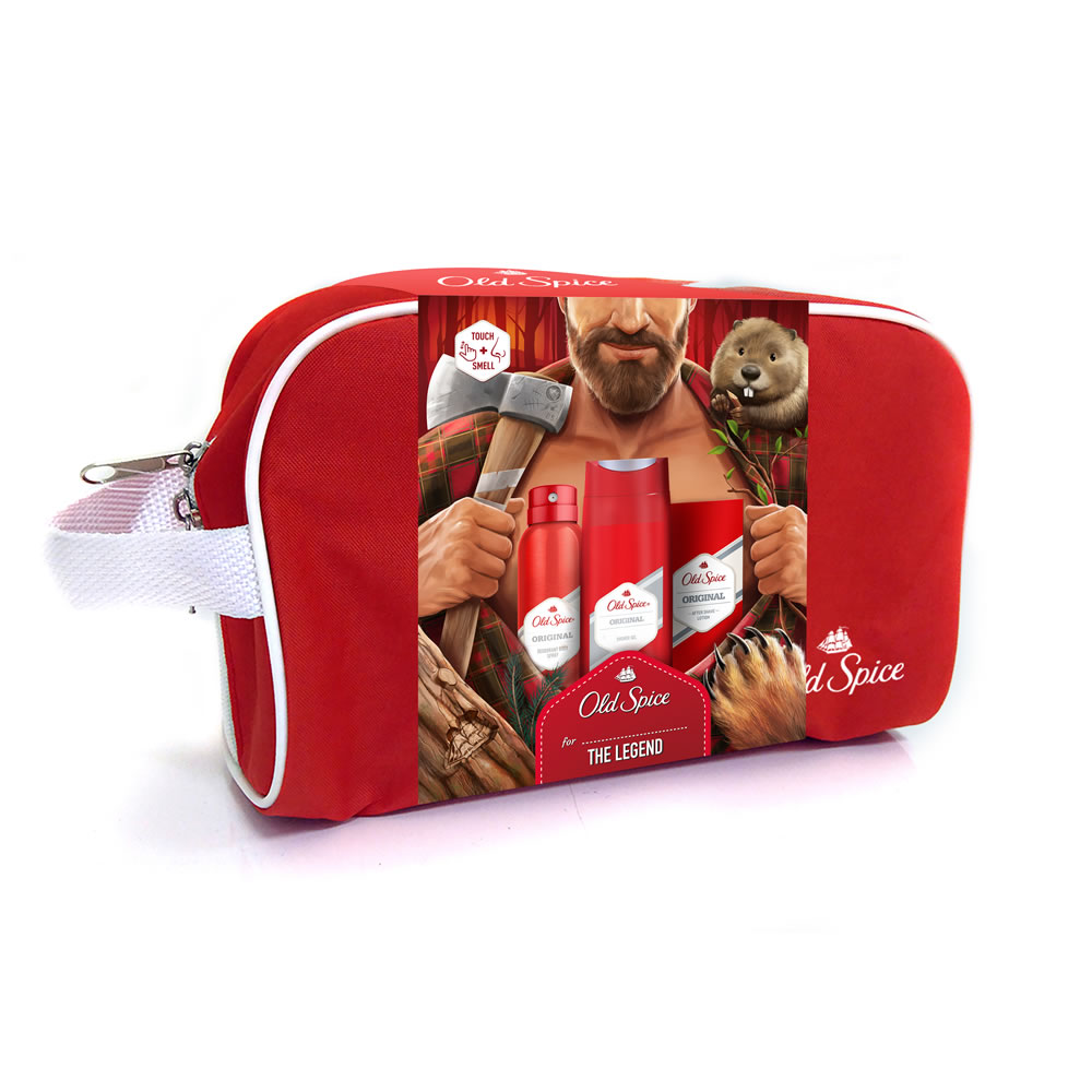 Old Spice Wash Bag Original Gift Set Image