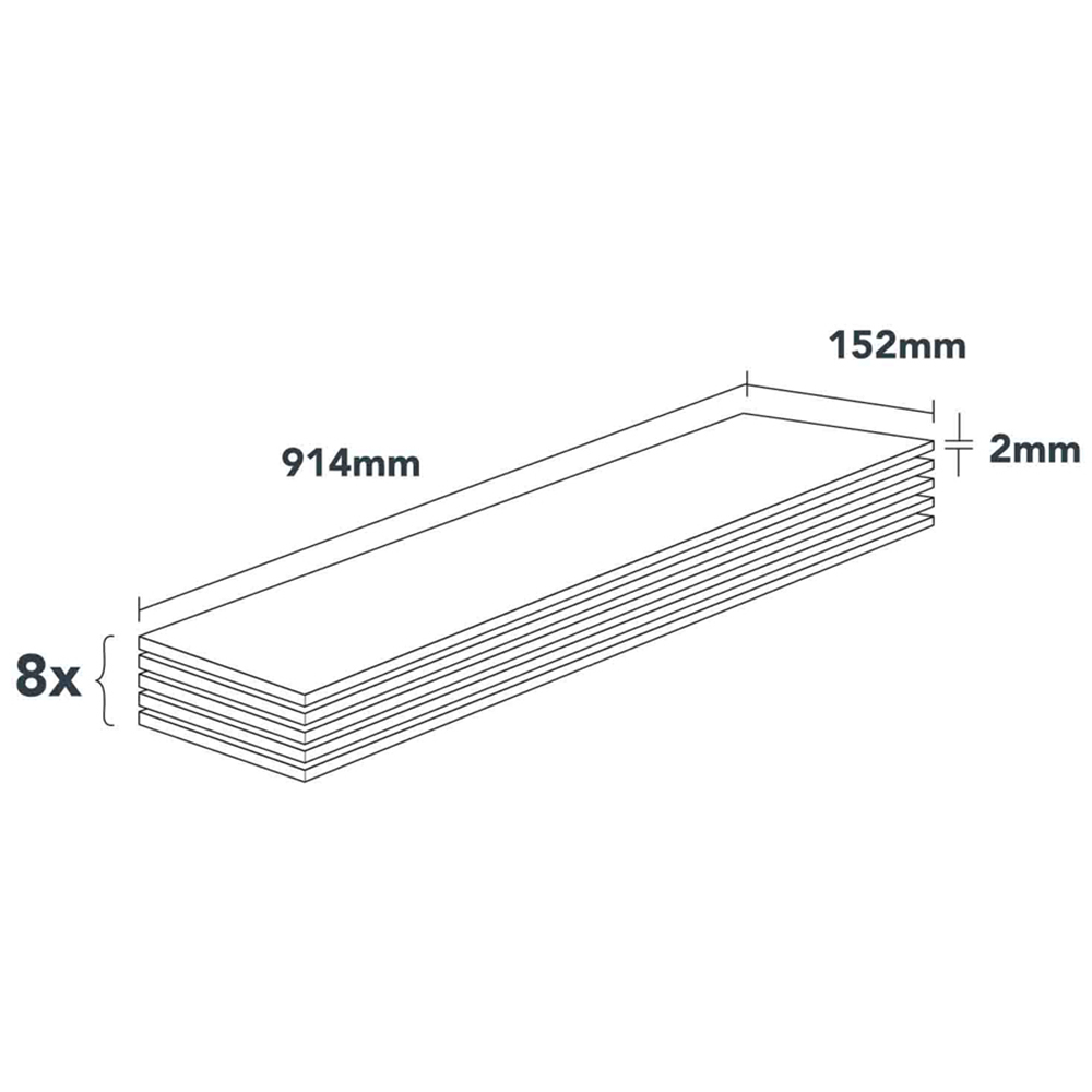 Plancs Flooring Walnut Self Adhesive Vinyl Floor Planks 1.11sqm Image 6
