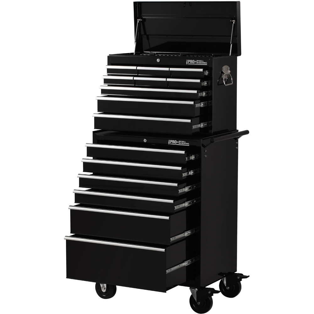 Hilka HD PRO+ 15 Drawer Combination Tool Trolley Image 1