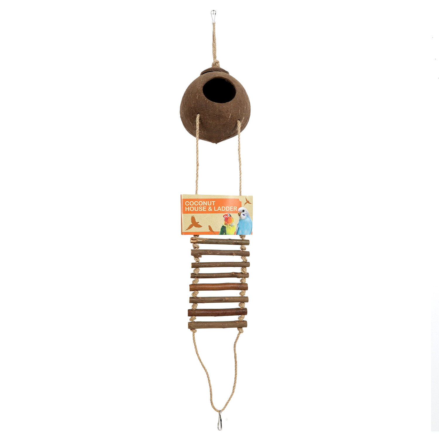 Coconut House and Ladder - Brown Image