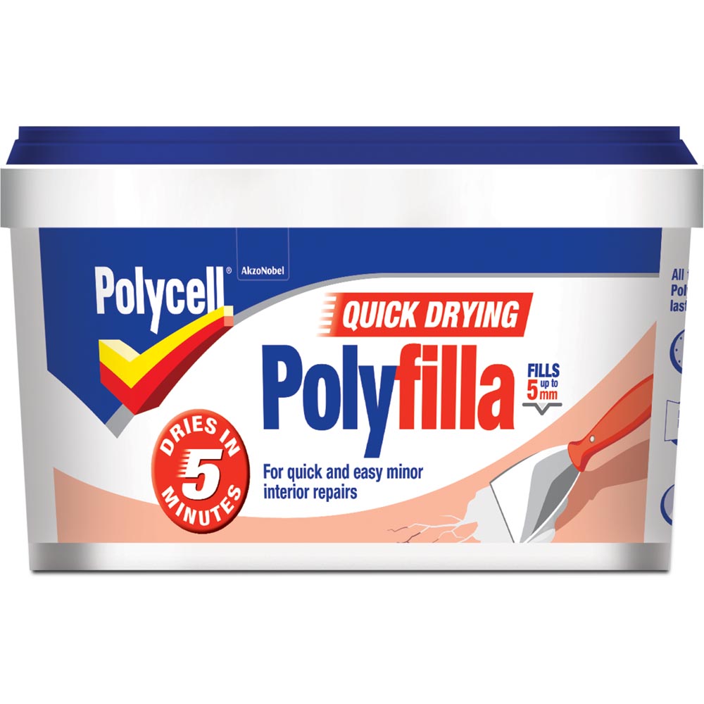 Polycell Quick Drying Polyfilla 500g Image 1