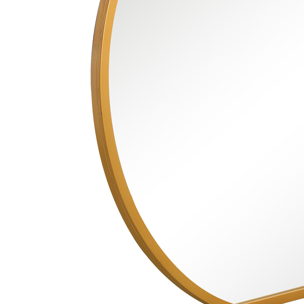 MirrorOutlet The Circulus Gold Framed Circular Wall Mirror 126 x 120cm Image 6