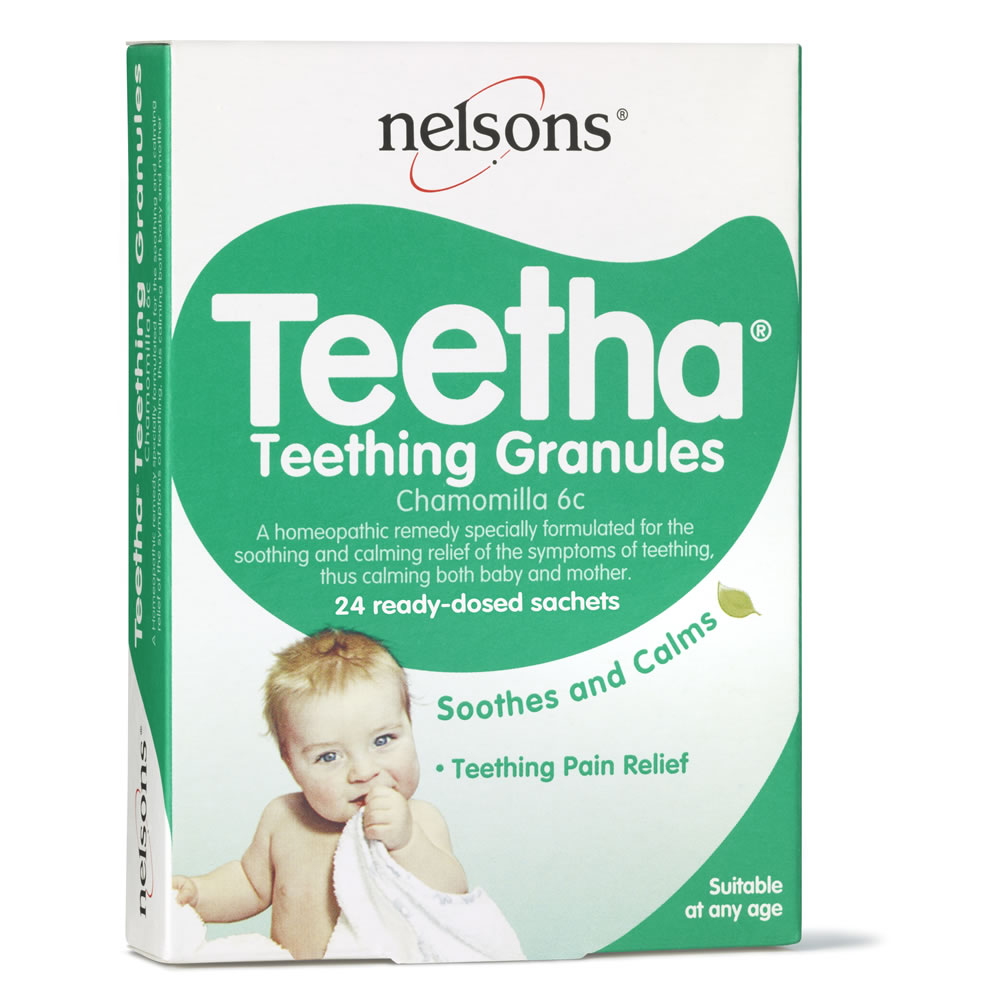 Nelsons Teetha Natural Teething Granules 24pk Image