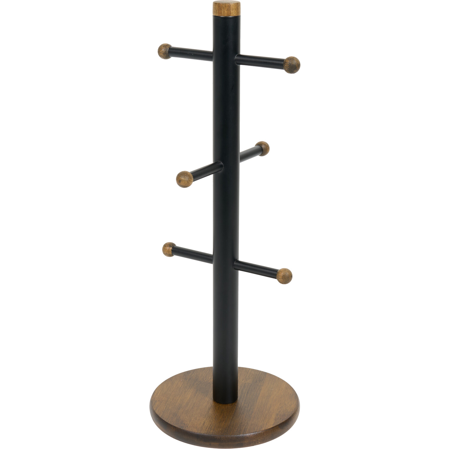 Malmo Minimalist Mug Tree Black Image 3