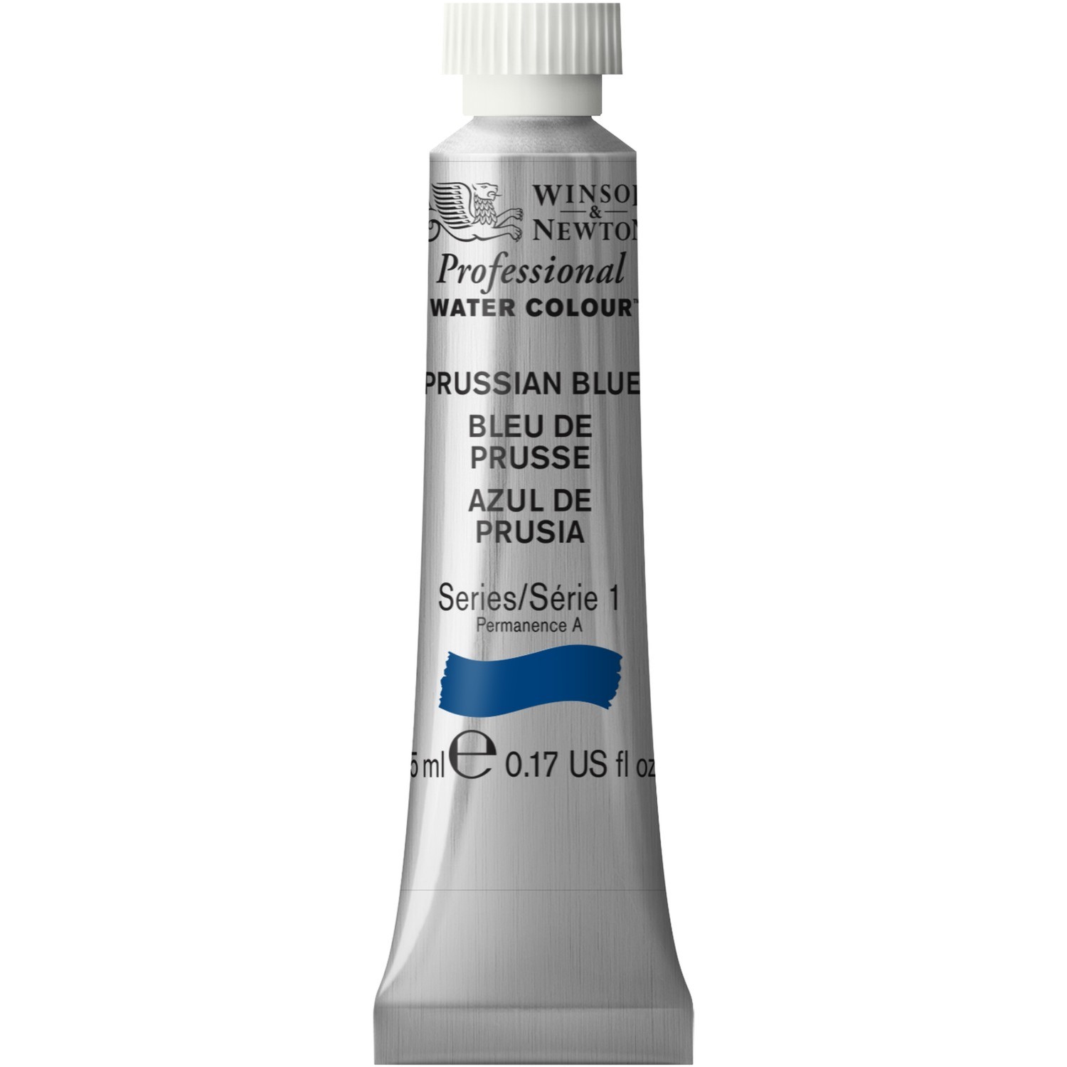 Winsor and Newton 5ml Professional Watercolour Paint - Prussian Blue Image 1