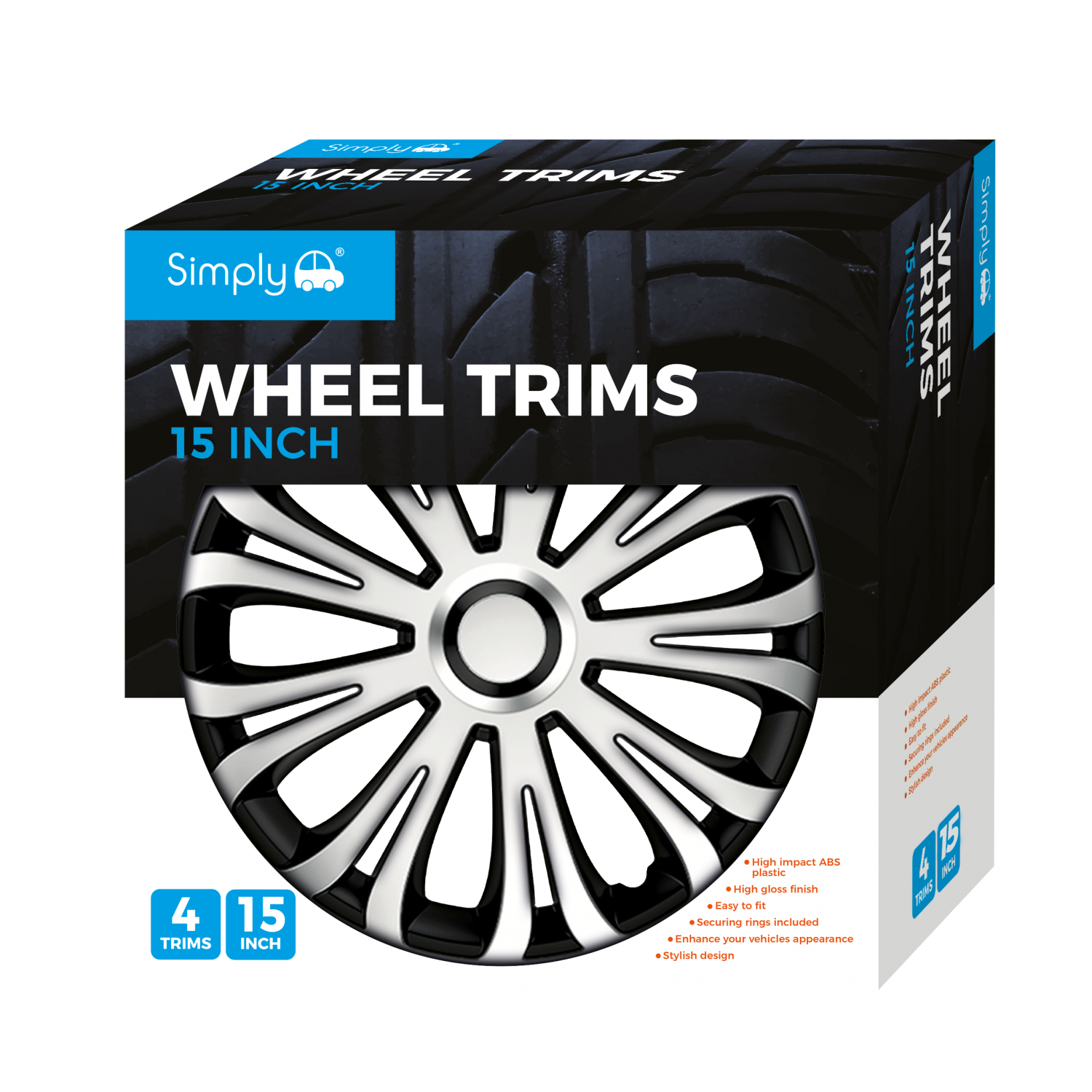 Simply Auto Wheel Trims 15inch - Thrust Image 1