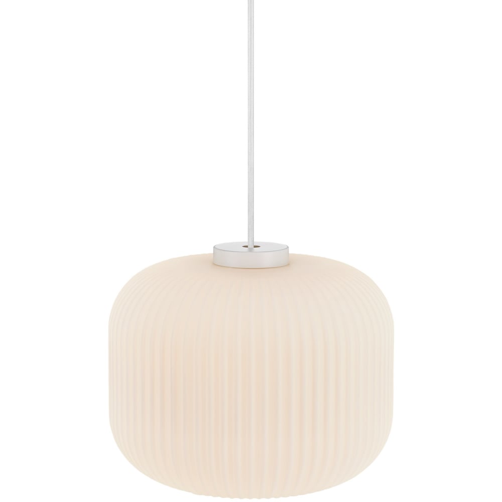 Nordlux Milford 30 Opal White Pendant Lamp Image 1