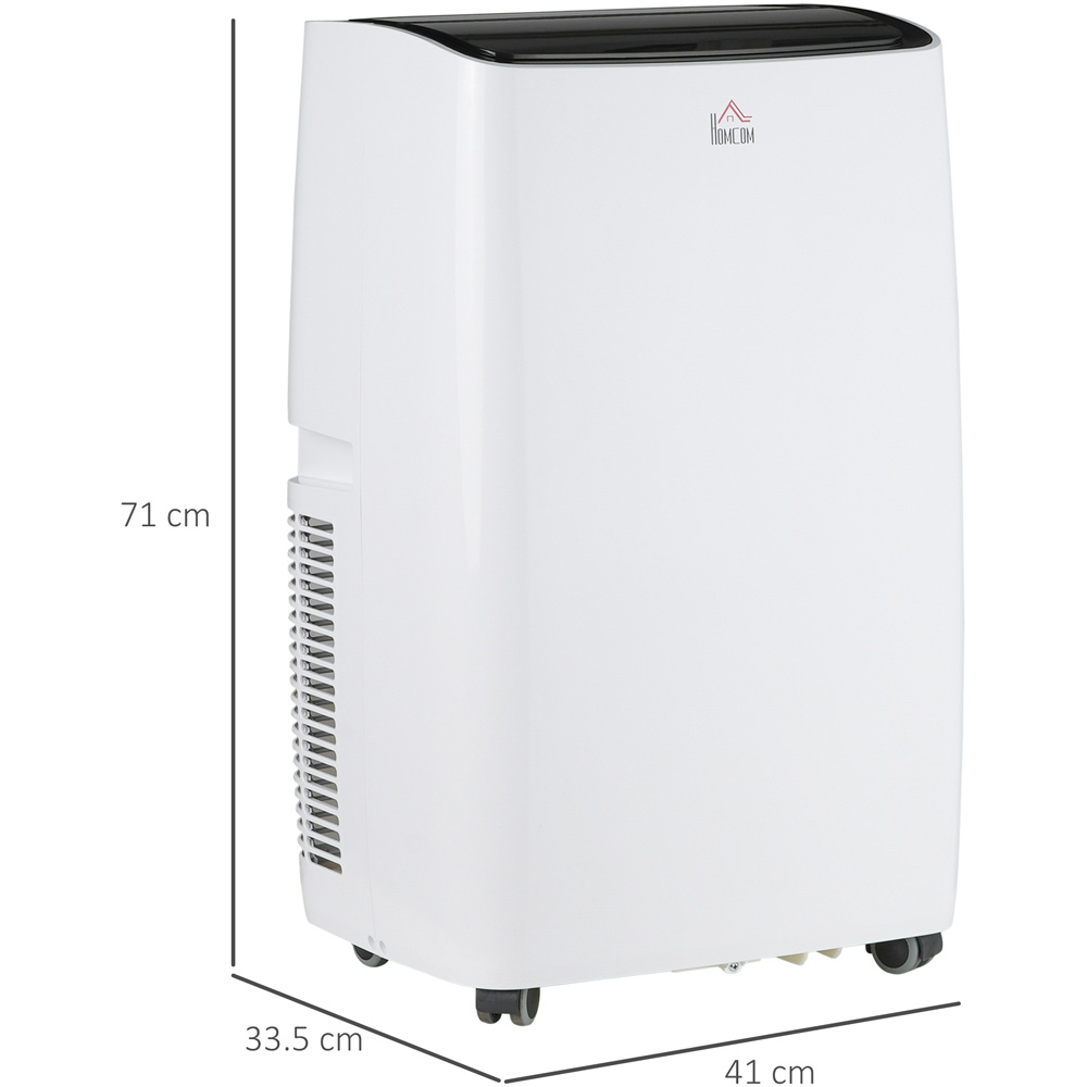 HOMCOM White 14000BTU Mobile Air Conditioner Image 4