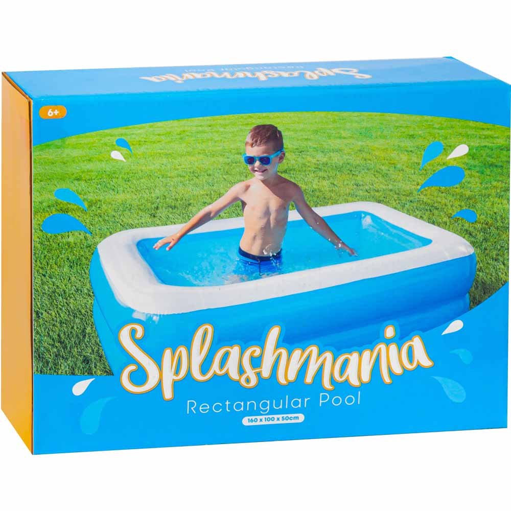 Splashmania Rectangular Inflatable Pool Image 2