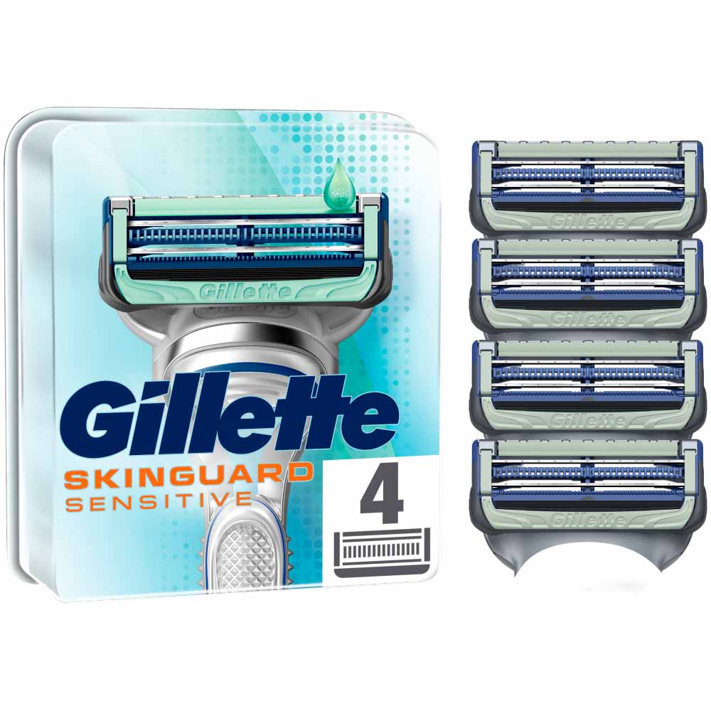 Gillette Skinguard Blades 4pk | Wilko