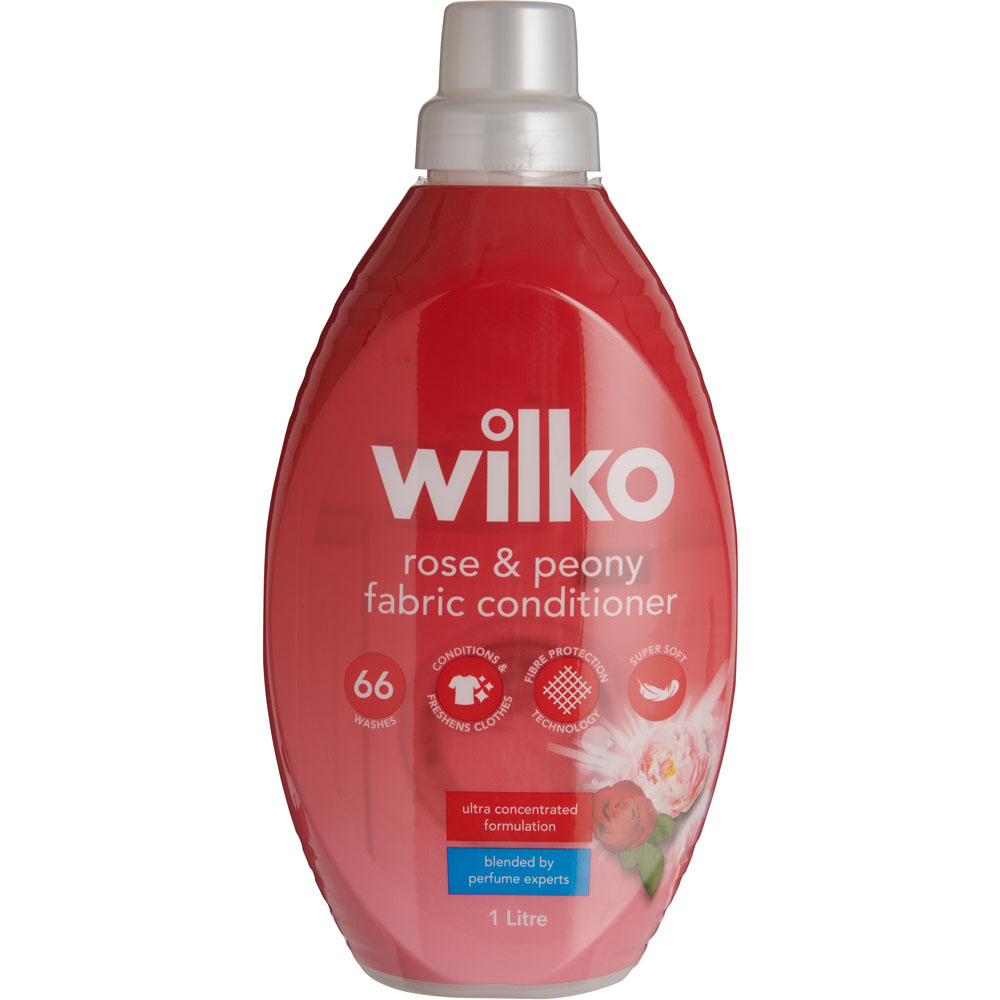 Wilko Rose and Peony Concentrated Fabric Conditioner 66 Washes 1L Image 1