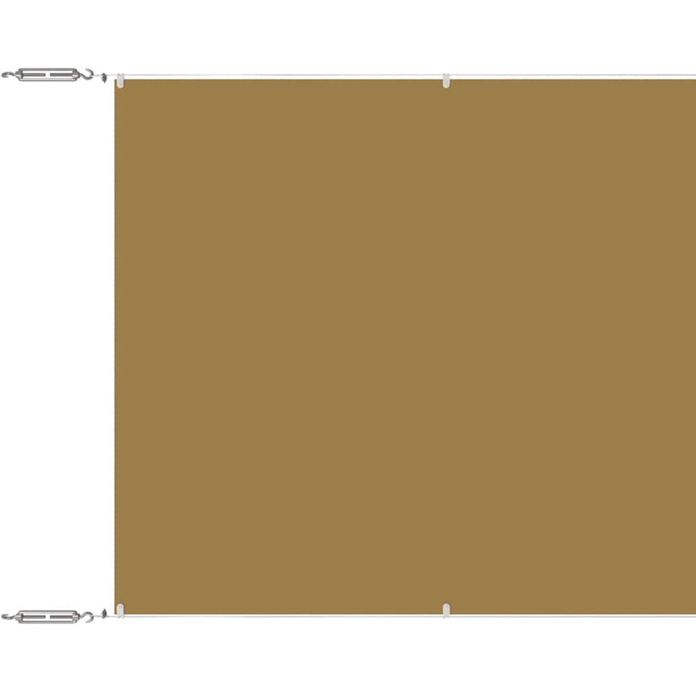 vidaXL Beige Oxford Fabric Vertical Awning 60cm x 8m Image 2