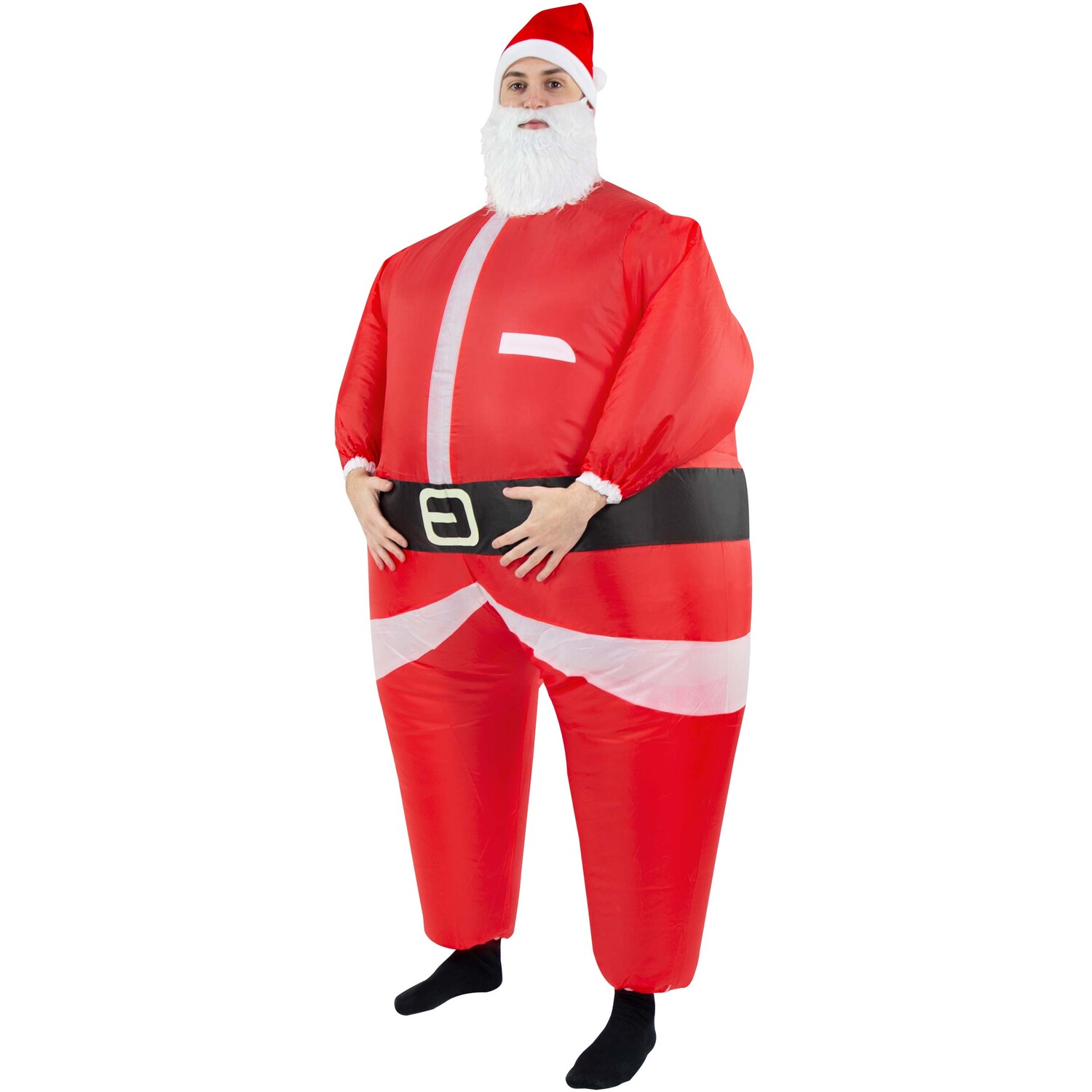 Benross Red Inflatable Santa Costume 5ft Image 1