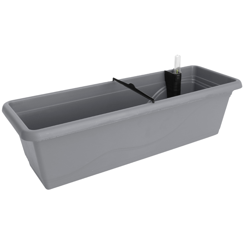 Gardenico Stone Grey Self Irrigating Planter 2 Pack Image 2