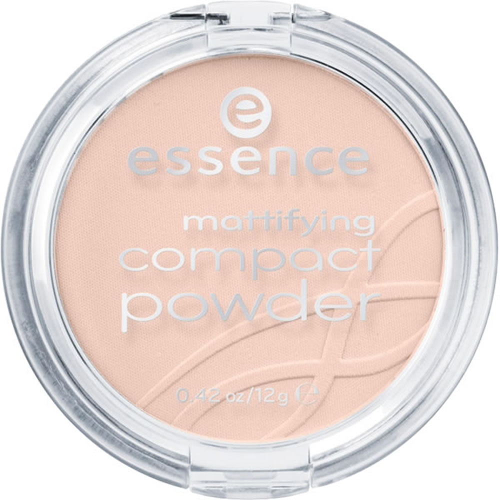 essence Mattifying Compact Powder Perfect Beige 04  - wilko The popular powder delights all girls who are dreaming of a matt complexion. Its delicate, powdery texture spreads smoothly for a natural, matt complexion as if created by a  professional make-up artist.Keep out of reach of children. For external use only. Always read instructions. essence Mattifying Compact Powder Perfect Beige 04