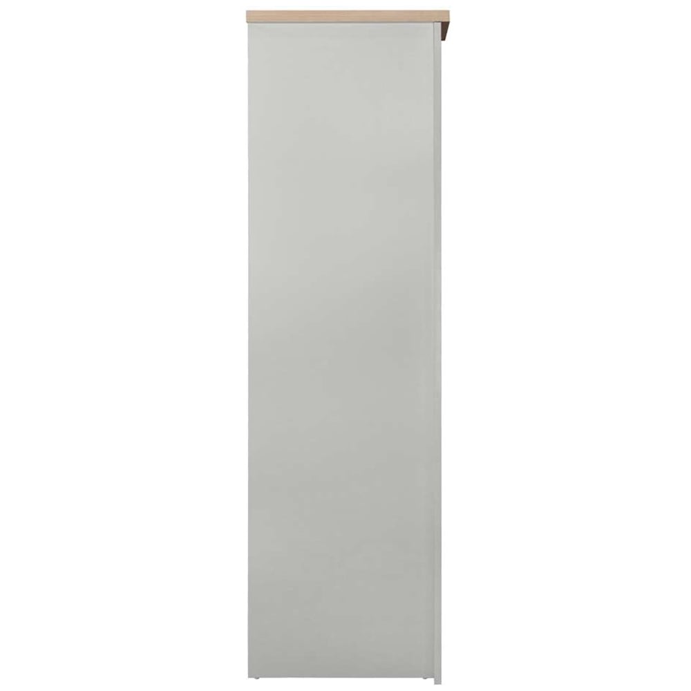 Highgate 2 Door Grey and Oak Wardrobe Image 6