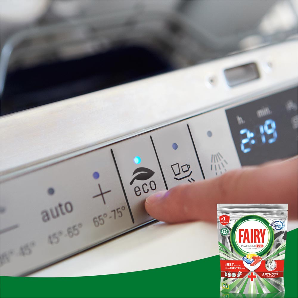 Fairy Auto Dish Wash Platinum Plus Deep Clean Dishwasher Tabs 40 Pack Image 4